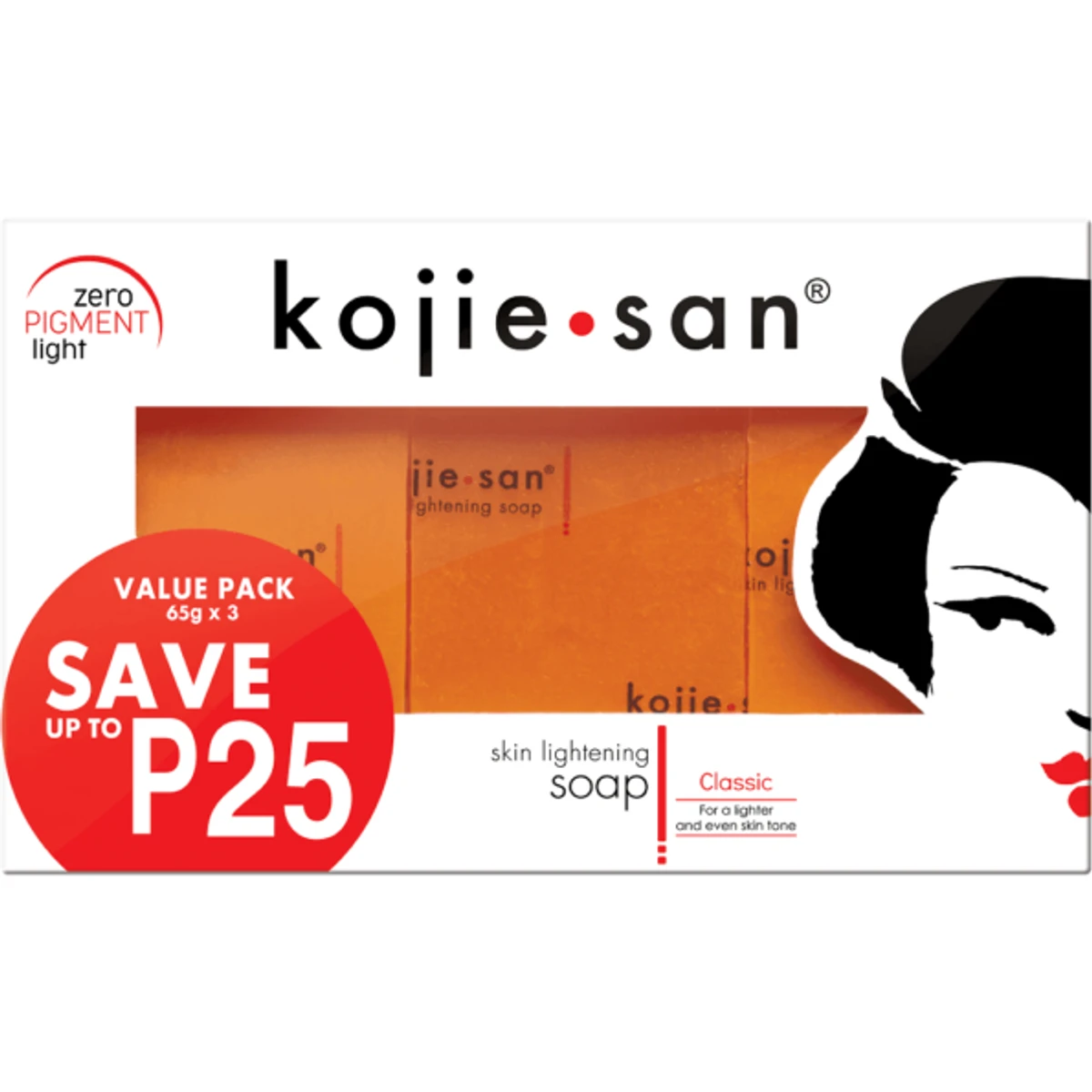 Kojie san skin lightening soap 65gmx3