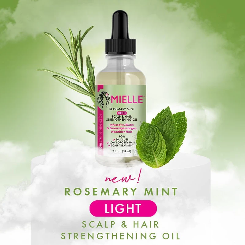 Mielle Rosemary Light Scalp and Hair Strengthening Oil (59ml) - Image 3