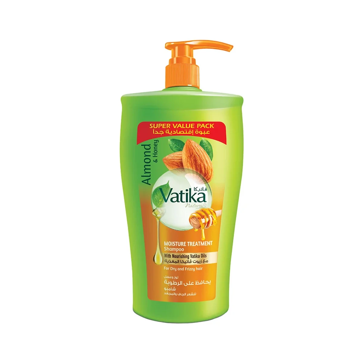 Vatika Naturals Moisture Treatment Almond and Honey Shampoo -(1000ml)