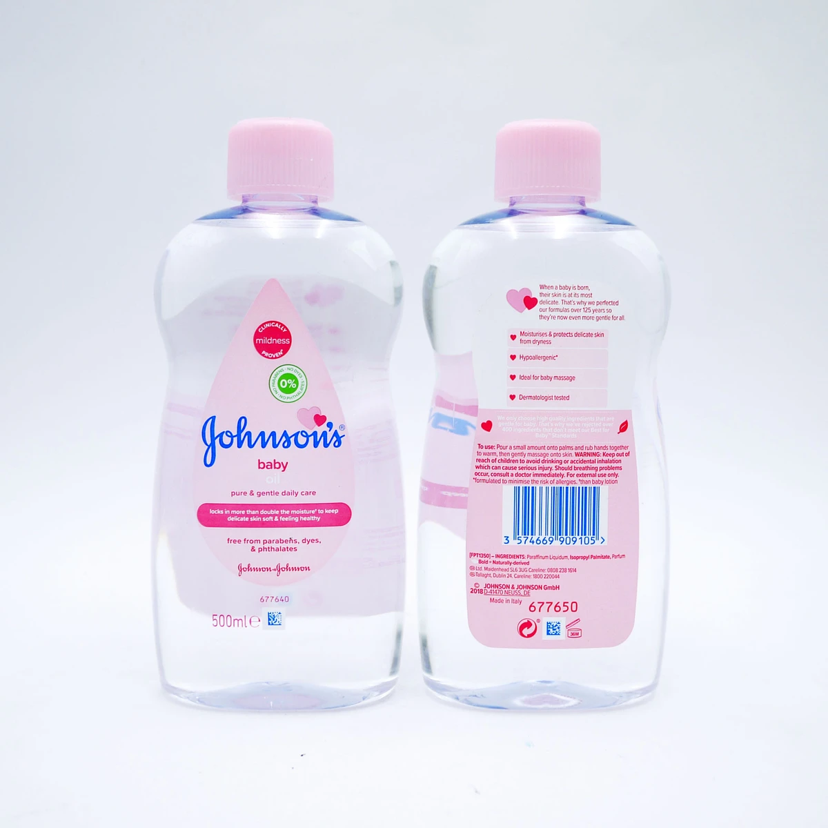 Johnson's Baby Oil 500ml (Italy)