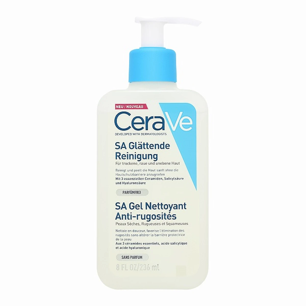 CeraVe Sa Smoothing Cleanser 236ml (100% Original)