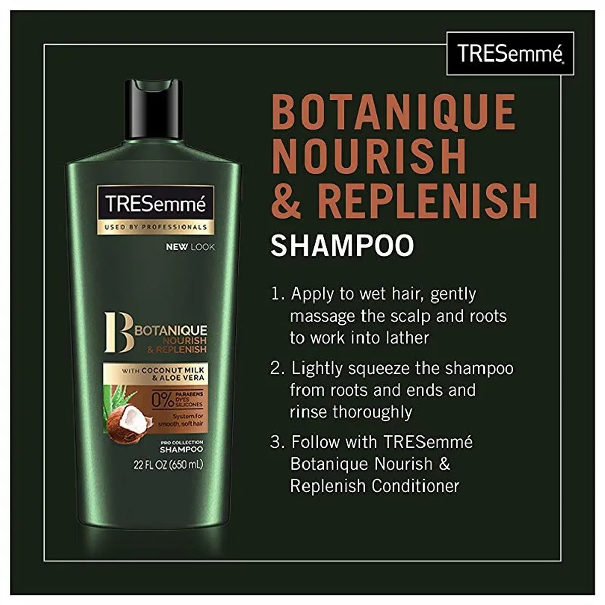 Tresemme Botanique Shampoo (650ml) - Image 4