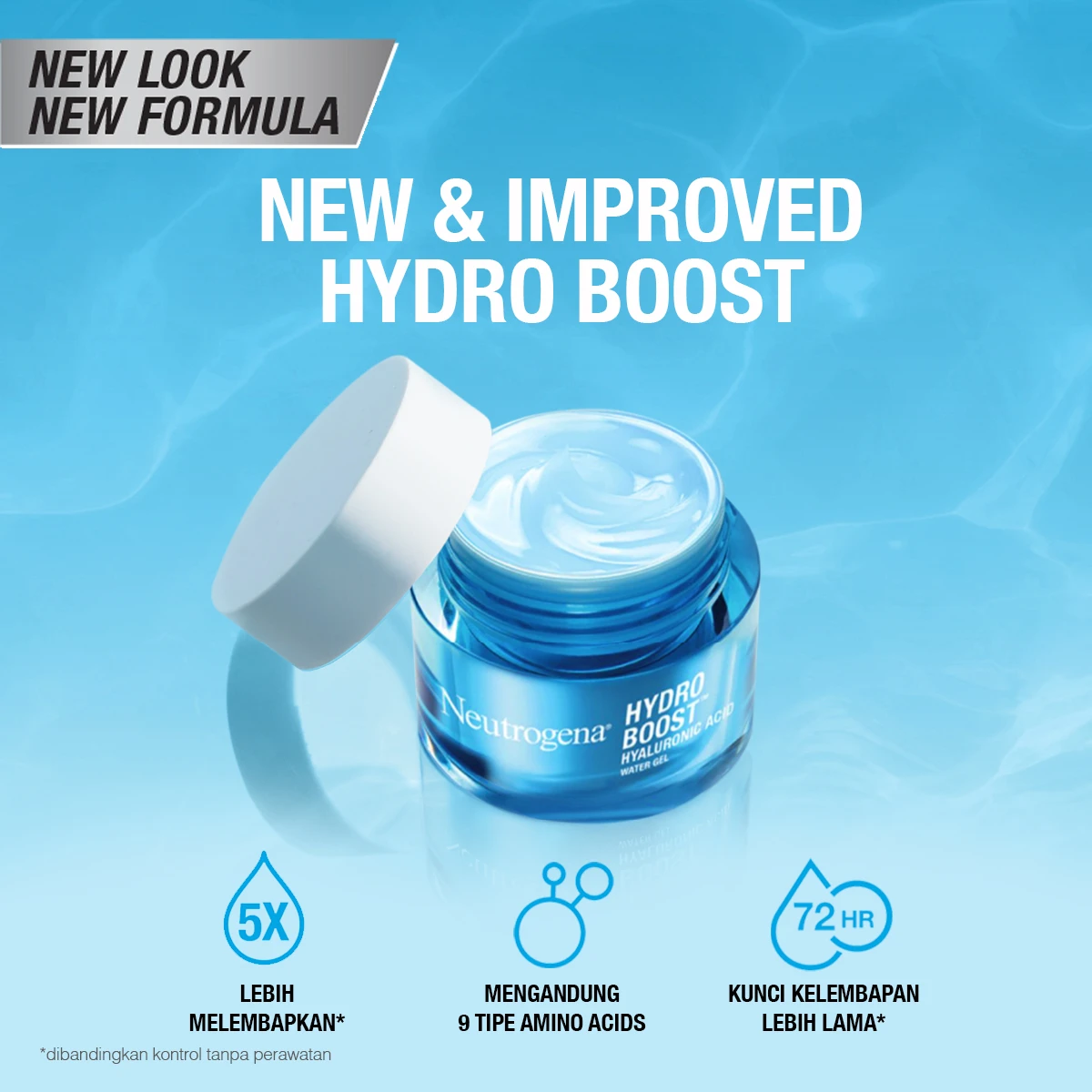 Neutrogena® Hydro Boost Water Gel with Hyaluronic Acid-50ml - Image 5