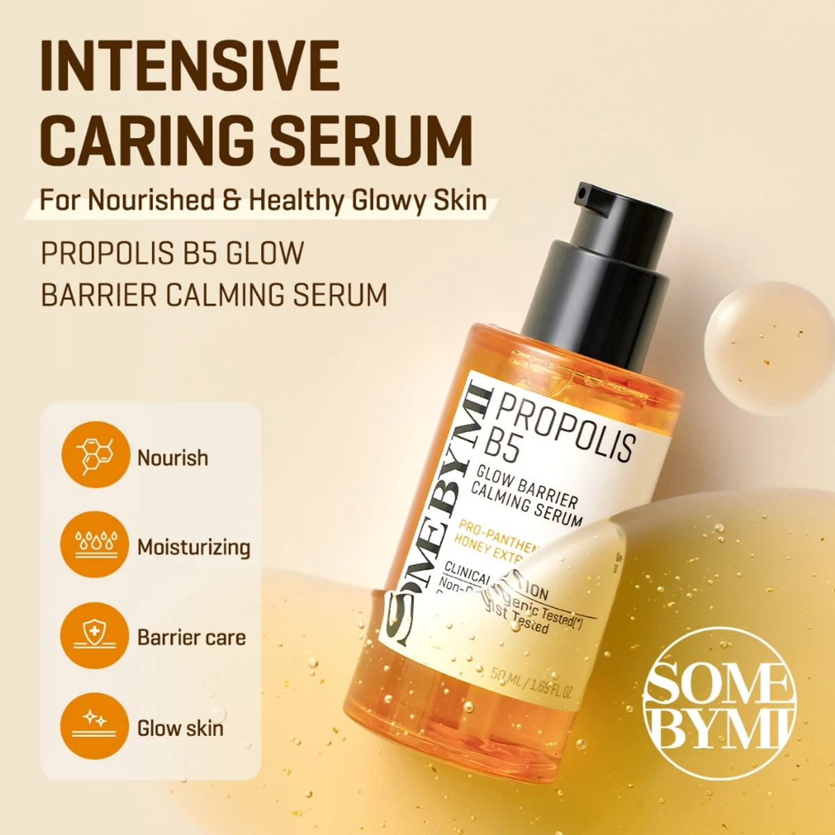 Some by mi propolis B5 Glow Barrier Calming Serum-(150ml/50ml) - Image 3