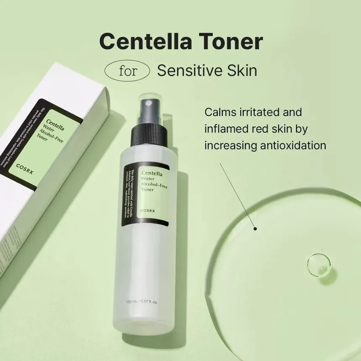 COSRX Centella Water Alcohol-Free Toner 150ml - Image 3