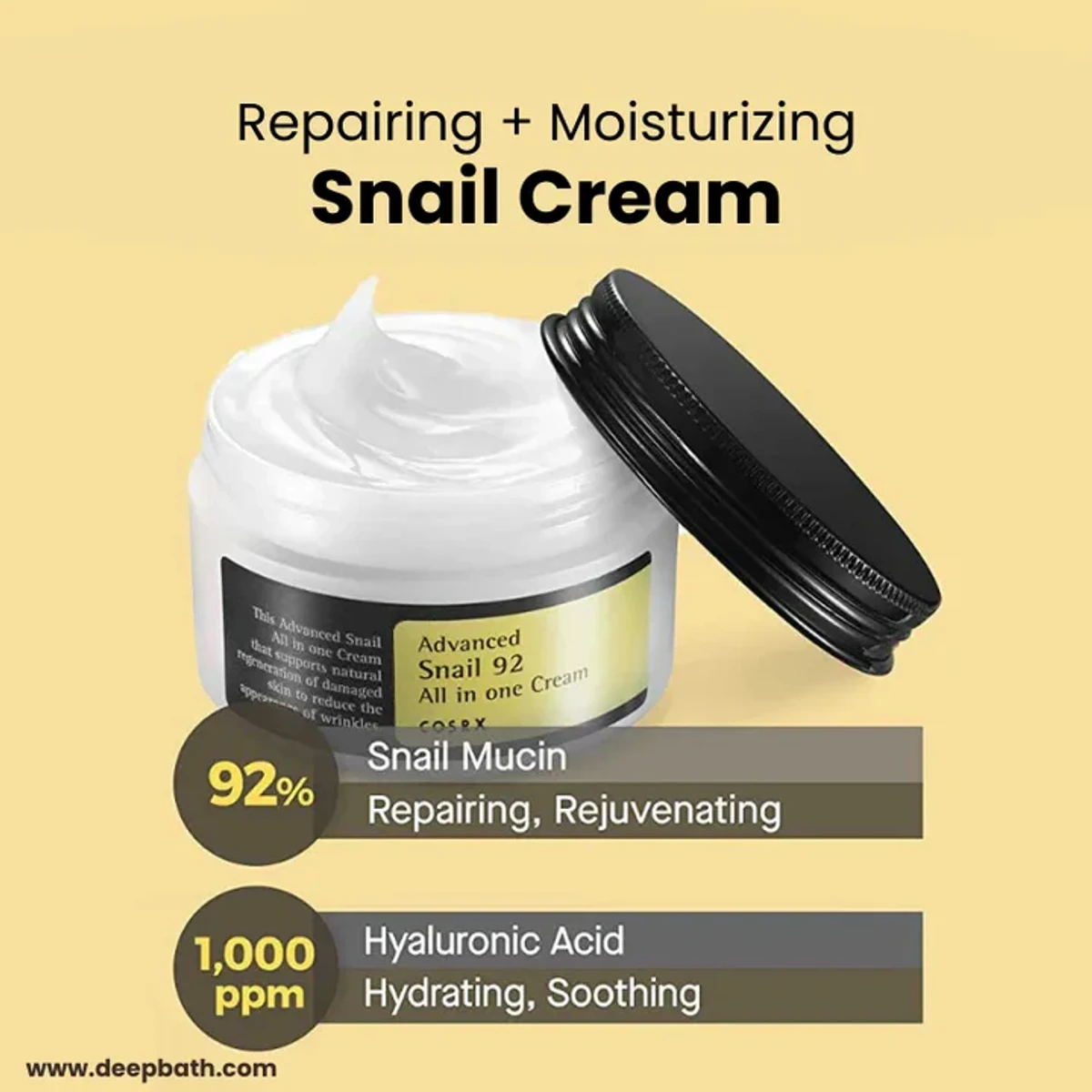 Cosrx Advanced Snail 92 All In One Cream (100gr)