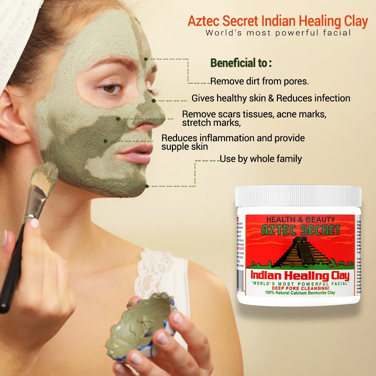 Aztec Secret – Indian Healing Clay 454g