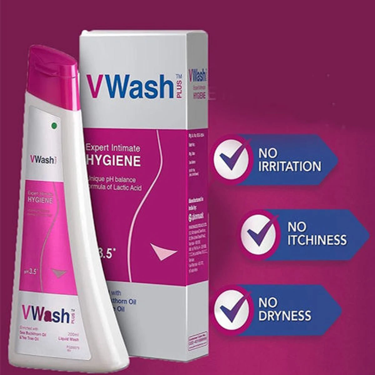 VWash Plus Expert Intimate Hygiene (100ml) - Image 3