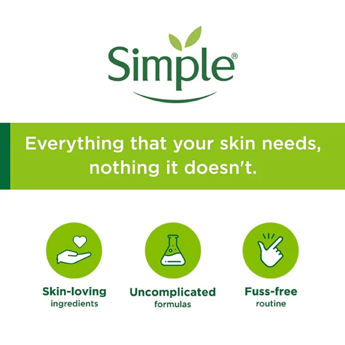 Simple Kind to Skin Refreshing Facial Wash with Vitamin B5+E(150ml) - Image 4