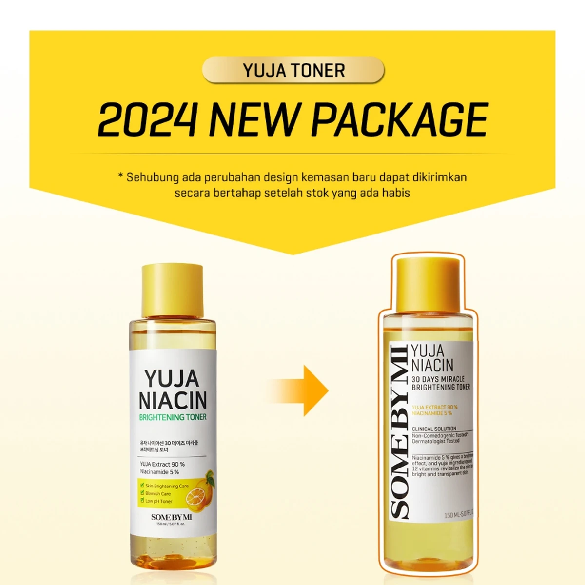 Some by mi Yuja Niacin 30 Days Miracle Brightening Toner-150ml