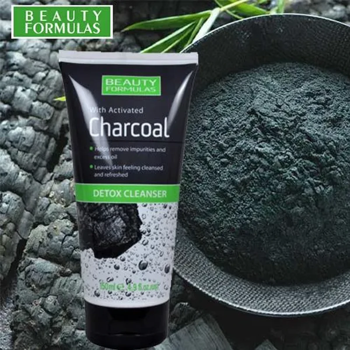 Beauty Formulas Charcoal Detox Cleanser 150ml