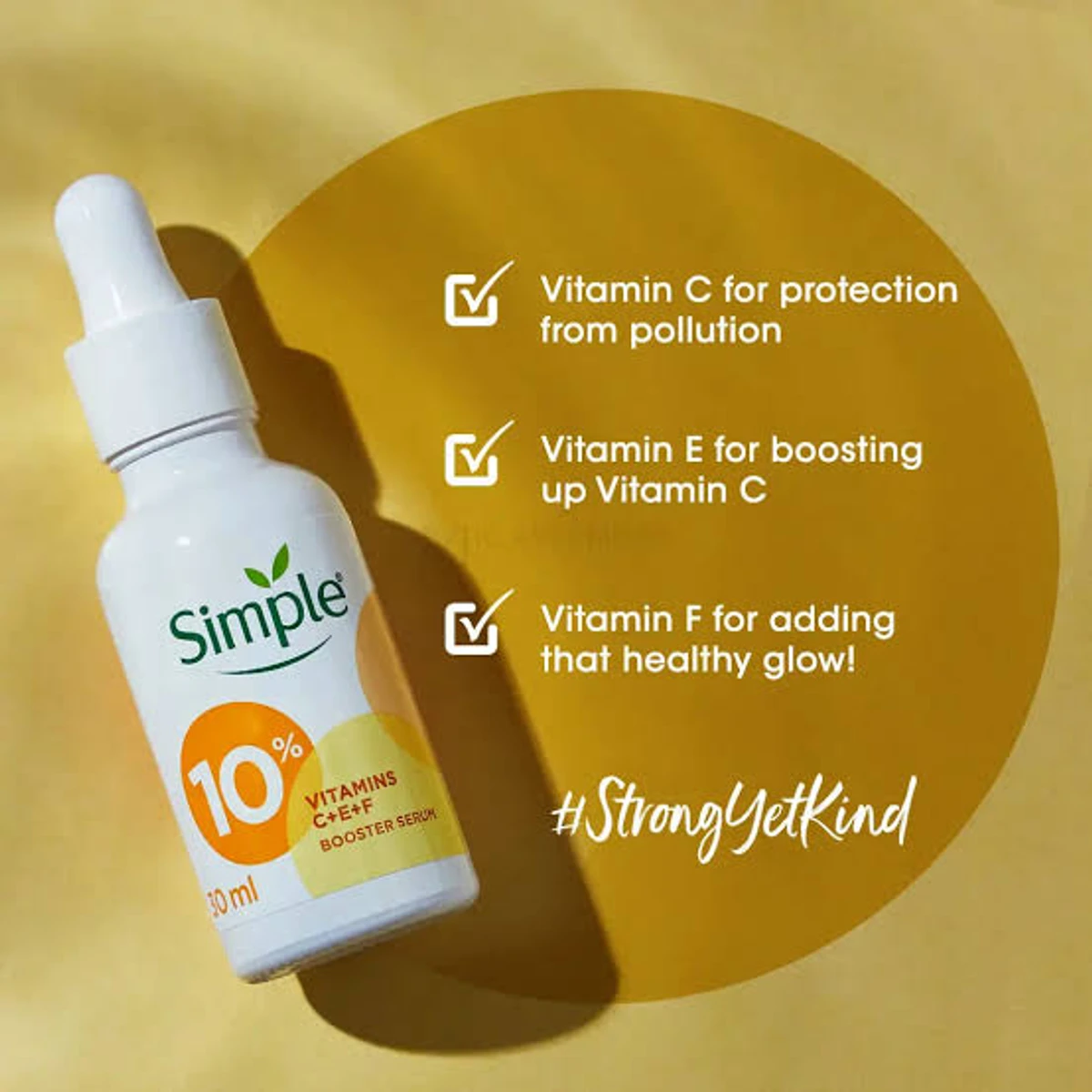 Simple Booster Serum 10% Vitamin C+E+F(30ml) - Image 5