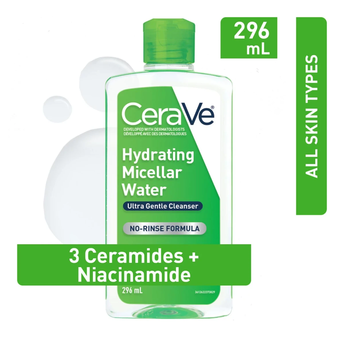 CeraVe Micellar Cleansing Water (Fragrance Free) 295ml - Image 5