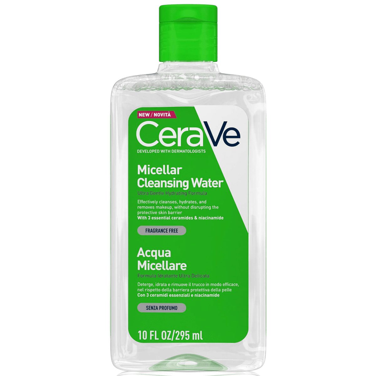 CeraVe Micellar Cleansing Water (Fragrance Free) 295ml