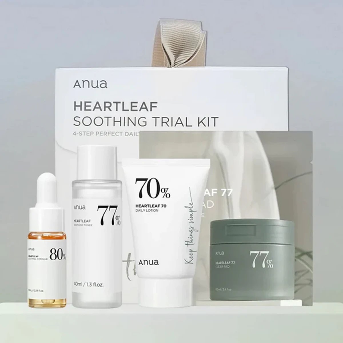 ANUA heartleaf smoothing trial Korean kit (4 ITEMS)