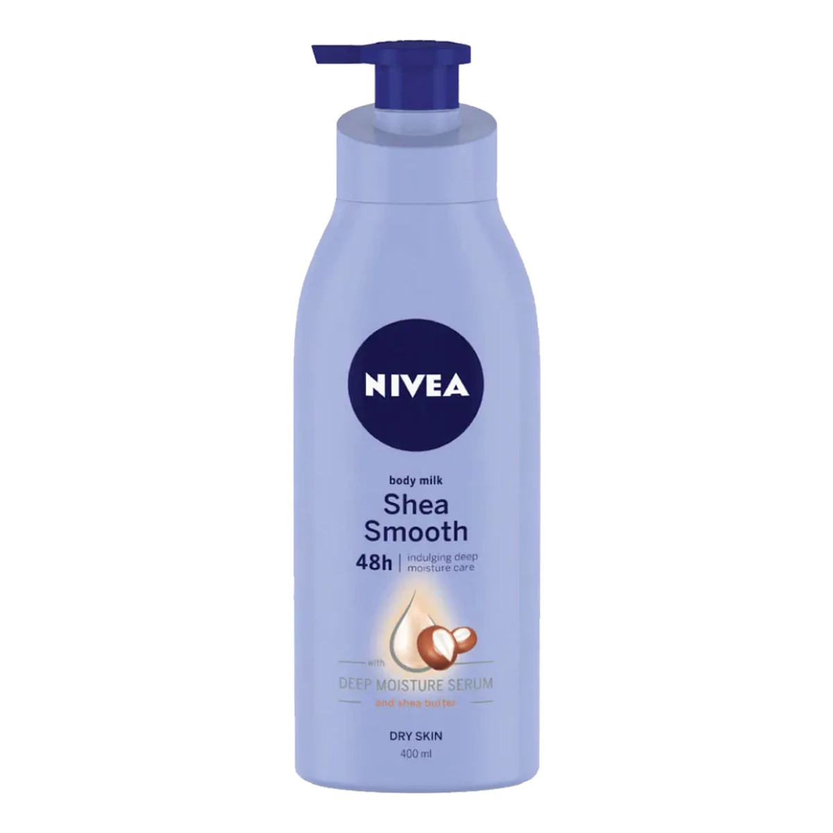 Nivea Shea Smooth Dry Skin Body Lotion With Deep Moisture Serum (400ml)