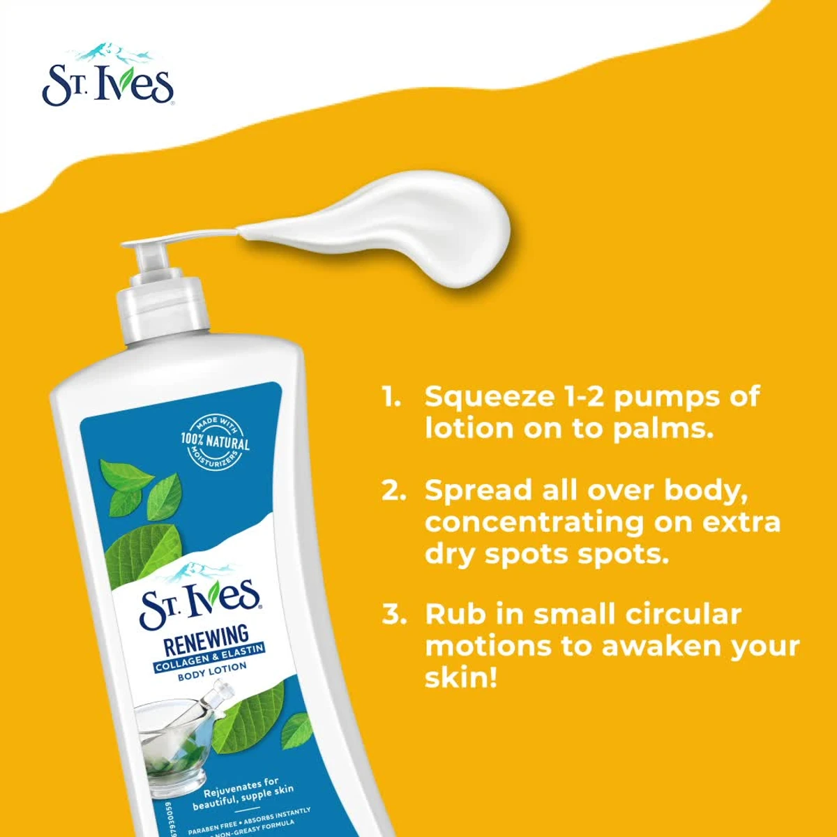 St. Ives Skin Renewing Collagen & Elastin Body Lotion 621ml