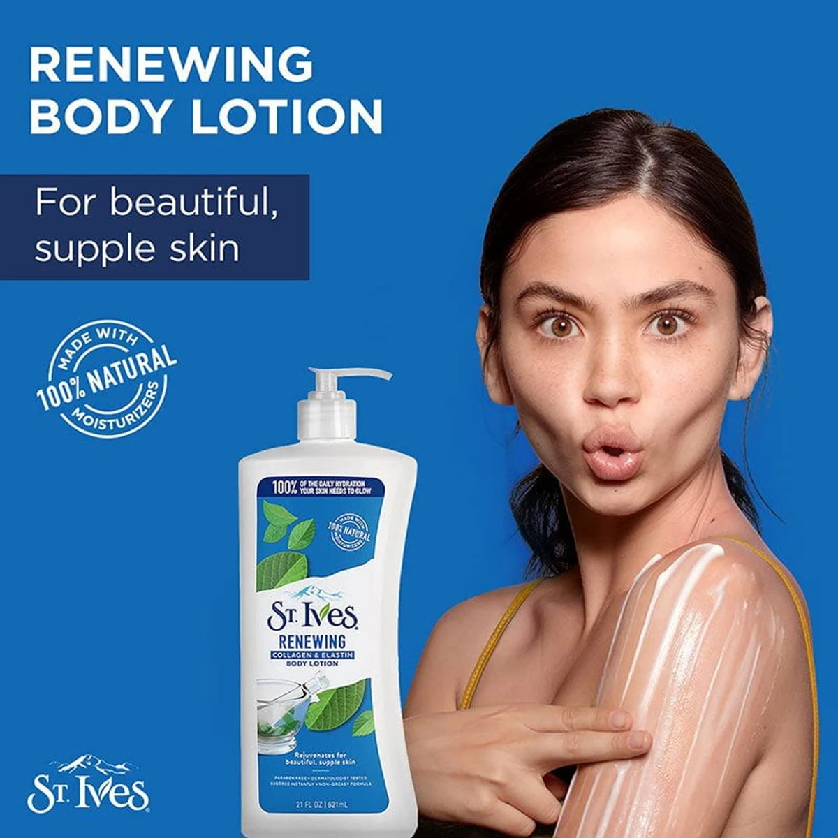 St. Ives Skin Renewing Collagen & Elastin Body Lotion 621ml - Image 4