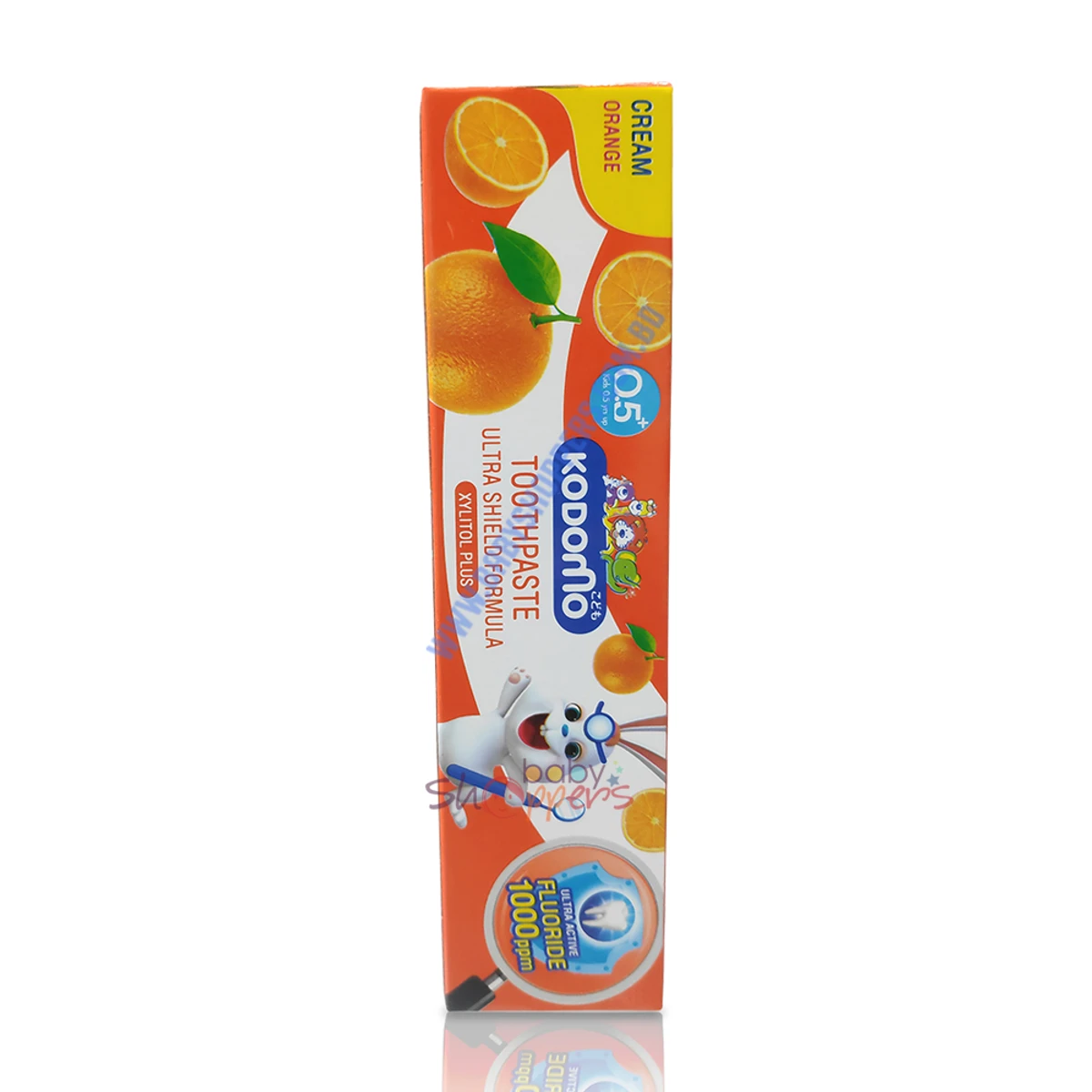 kodomo Baby Orange Cream Toothpaste 65ml - Image 3