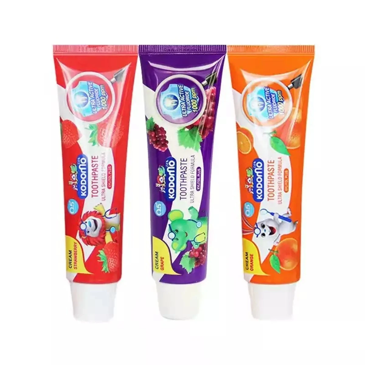 kodomo Baby Orange Cream Toothpaste 65ml - Image 4