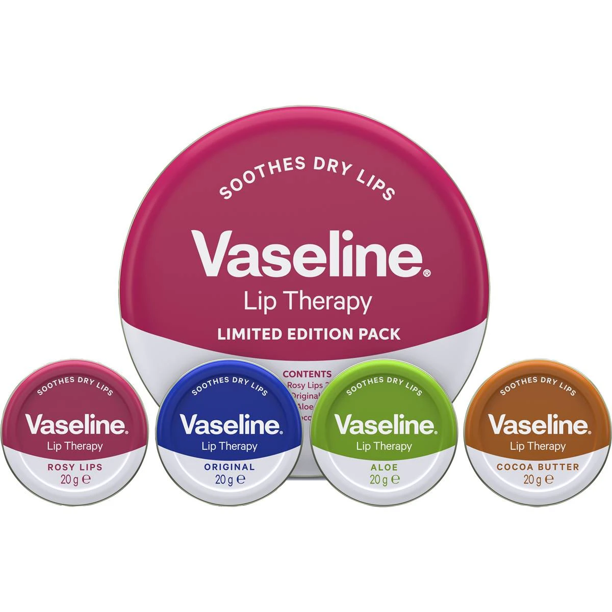 Vaseline Lip Therapy Rosy Lips-(20gm)