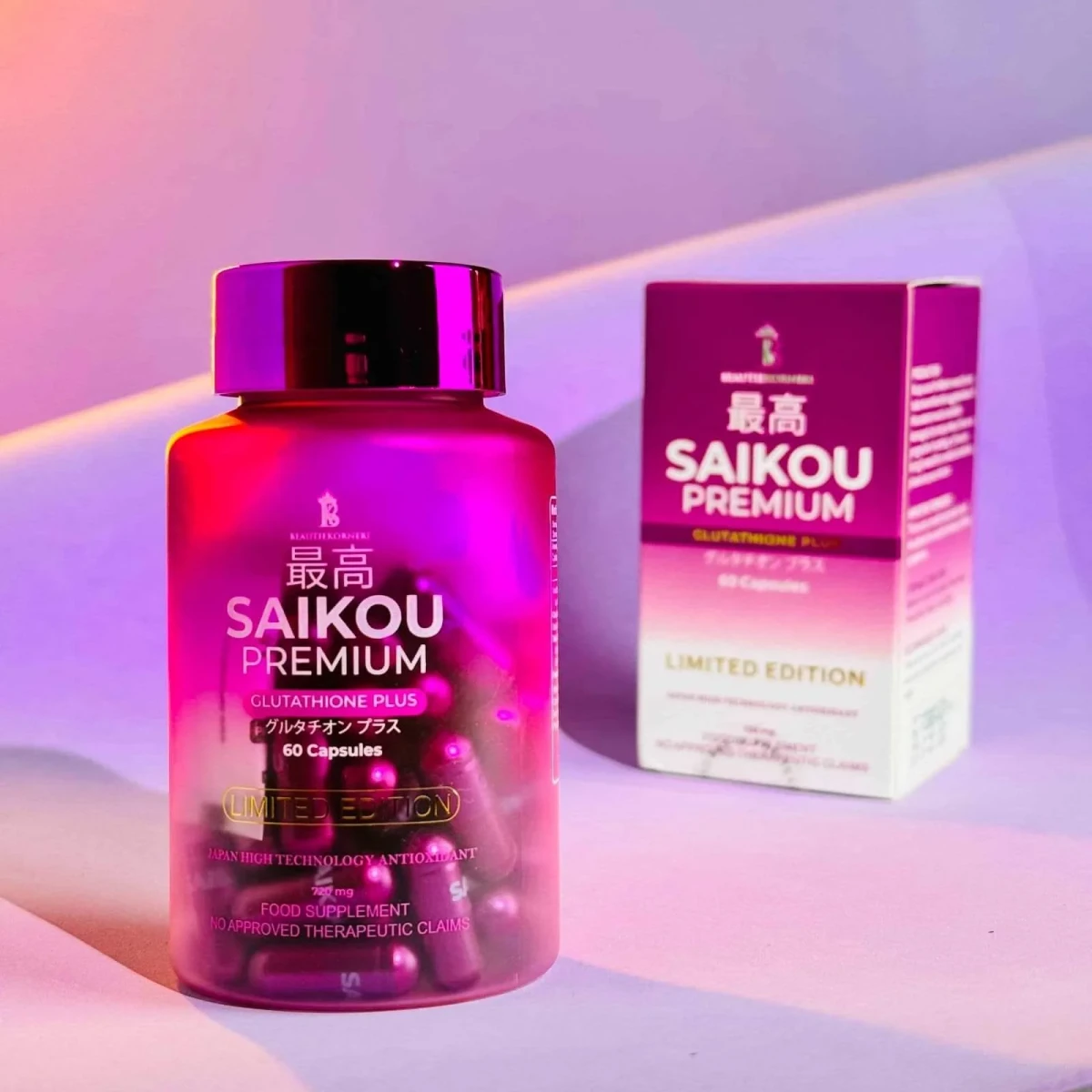 ISHIN SAIKOU Premium Glutathione Plus Capsules (60pics) - Image 6