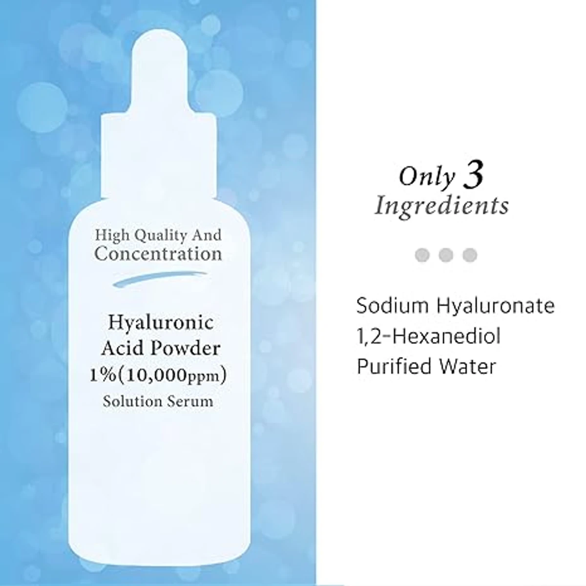 Cos De Baha Pure Hyaluronic Acid 1% Powder Solution Serum (30ml) - Image 4