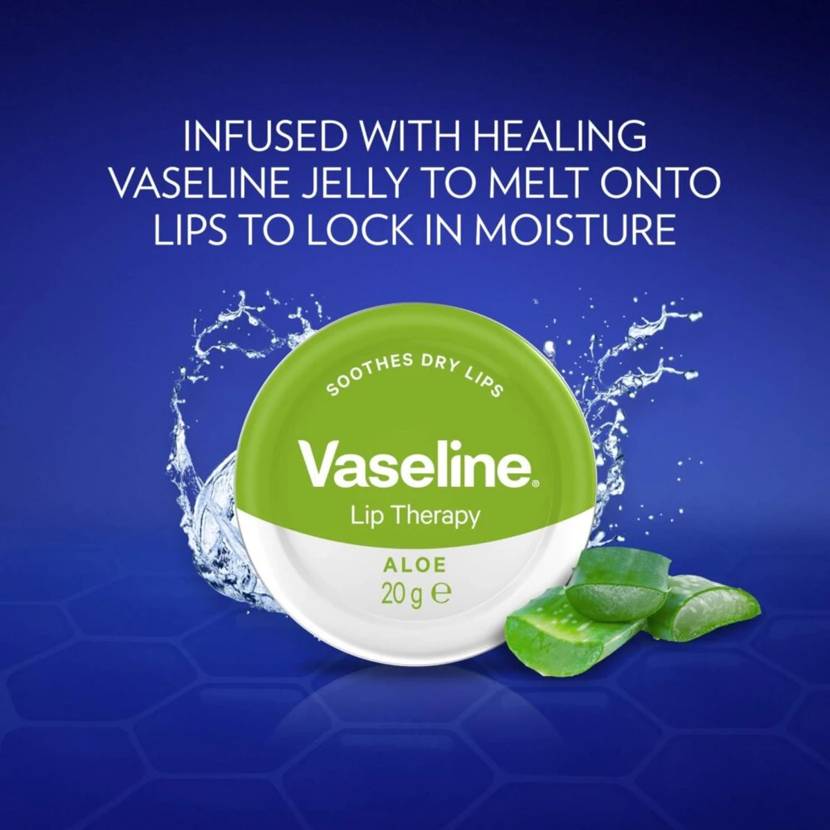 Vaseline Lip Therapy Aloe Vera, 0.6 oz (Poland) - Image 3