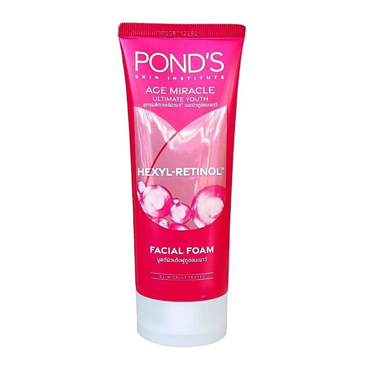 Pond's Age Miracle Hexyl-Retinol Ultimate Youth Facial Foam, 100 gm