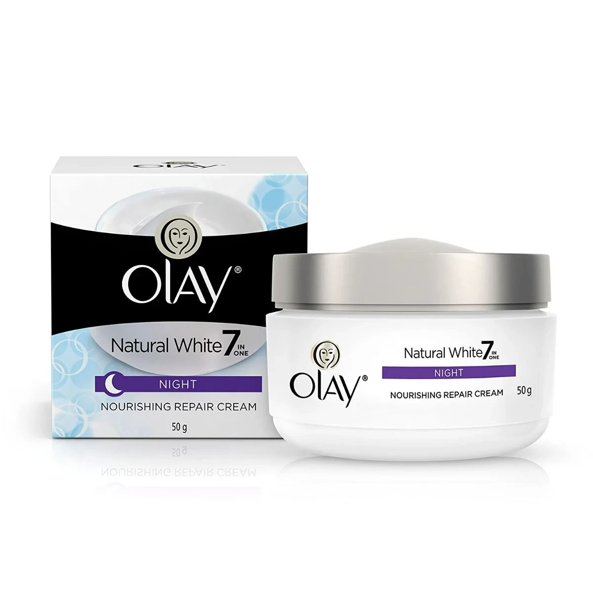 Olay Natural Aura All In One Radiance Night Cream With Mulberry Extract (50g)