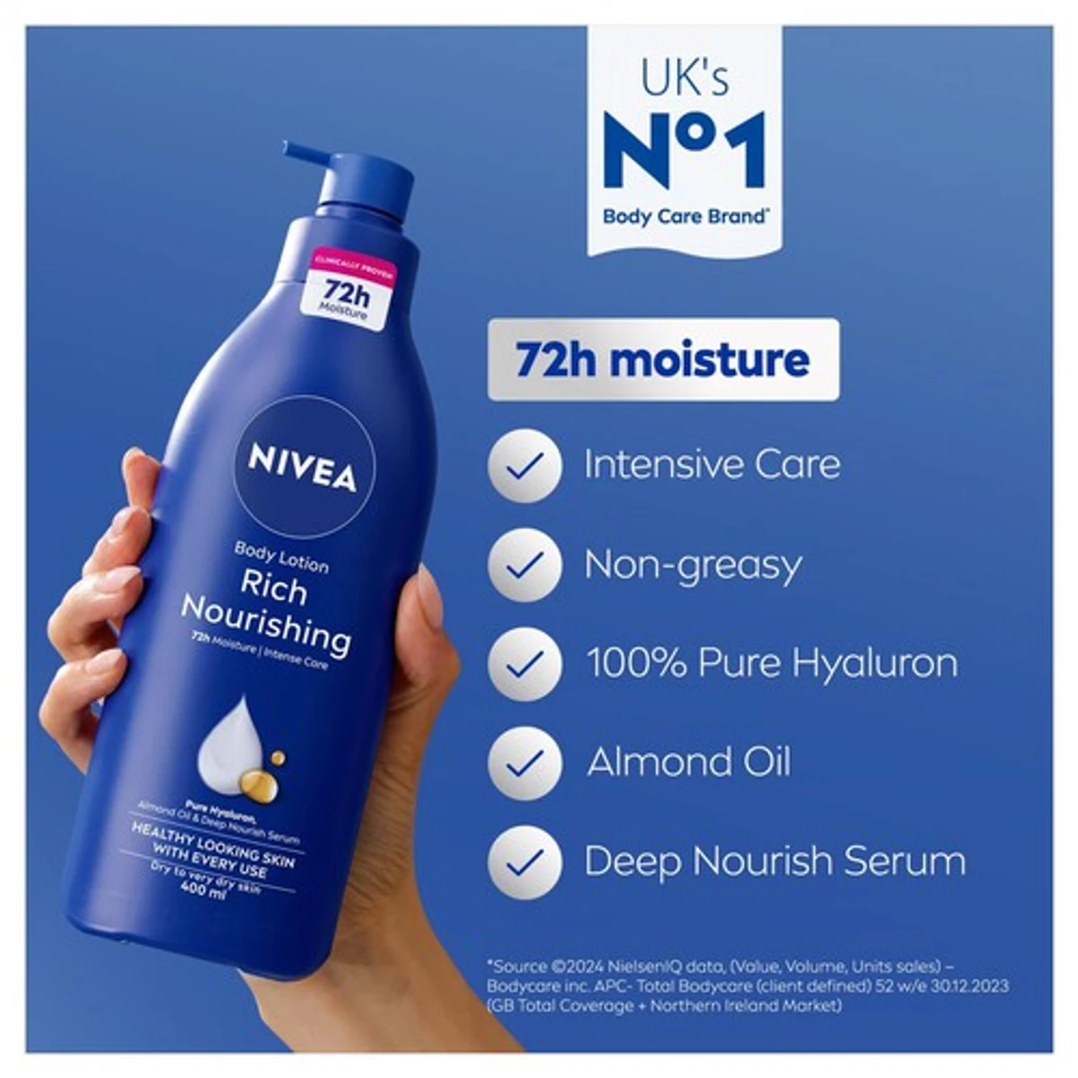 NIVEA Rich Nourishing Body Lotion 400 ML - Image 4