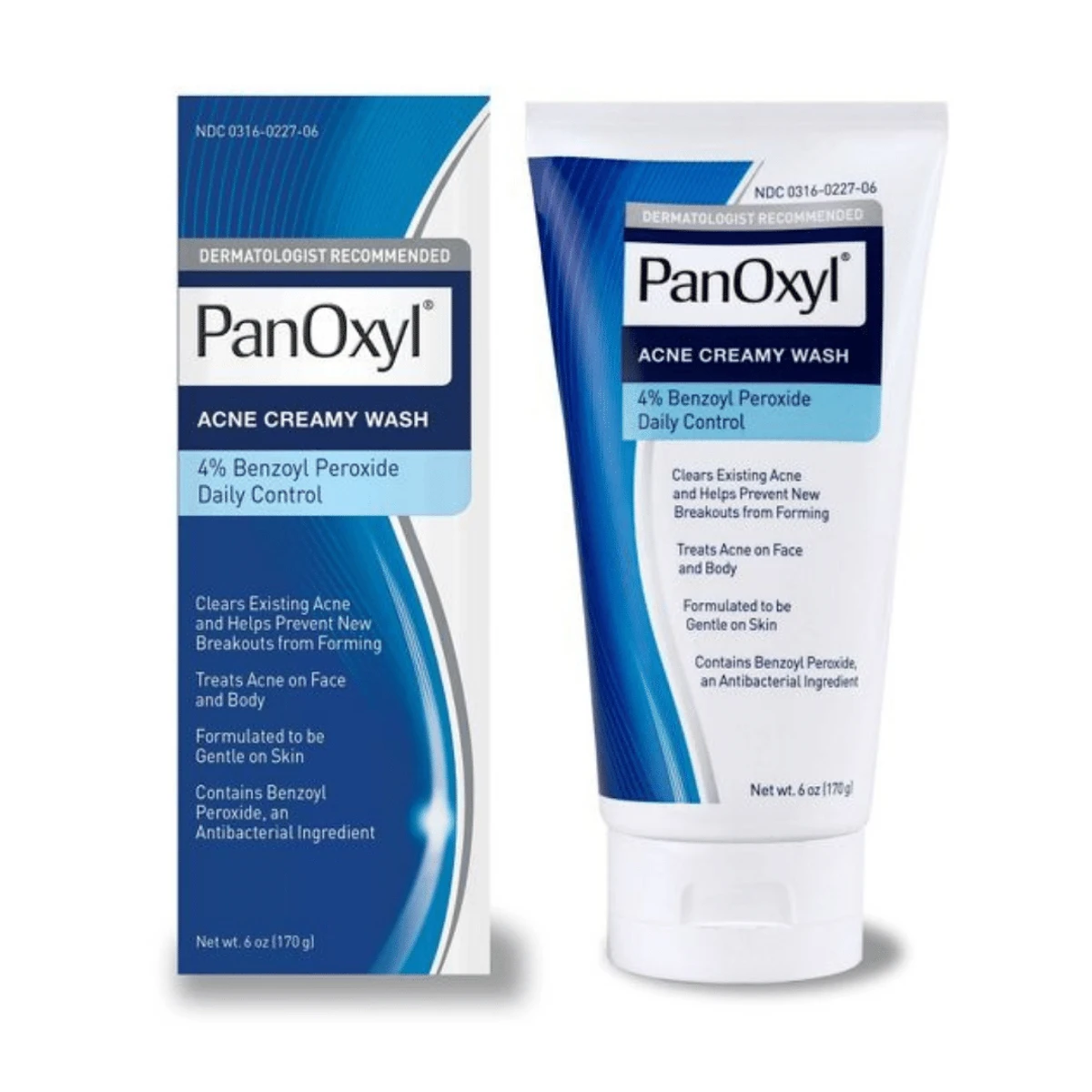 PanOxyl® Acne Creamy Wash Benzoyl Peroxide 4% Daily Control (170g)