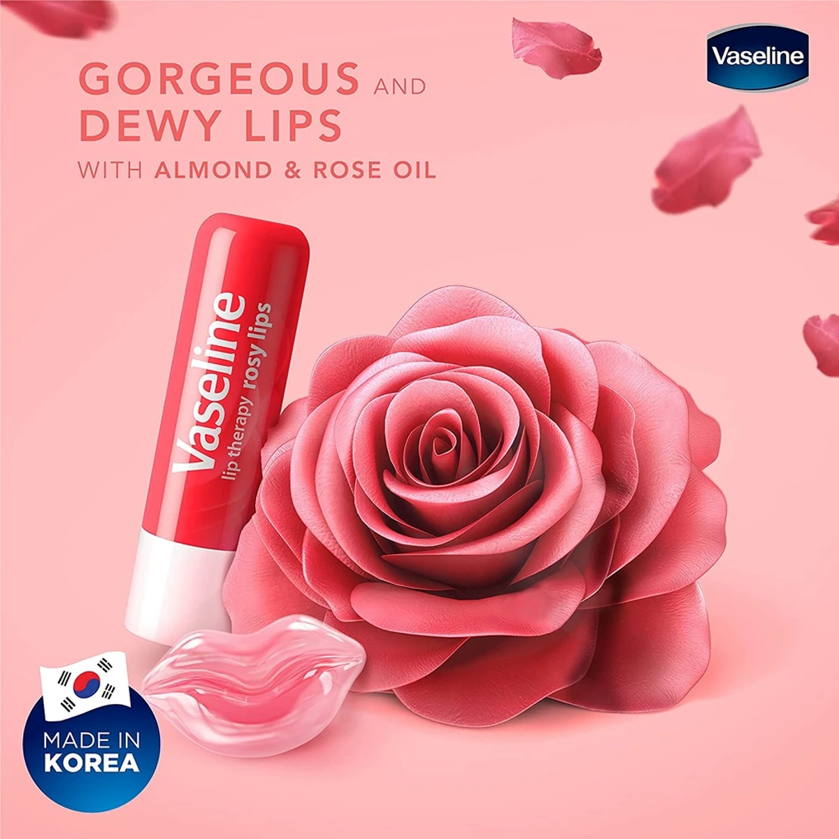 Vaseline Lip Therapy Stick Rosy Lips 4.8g - Image 3