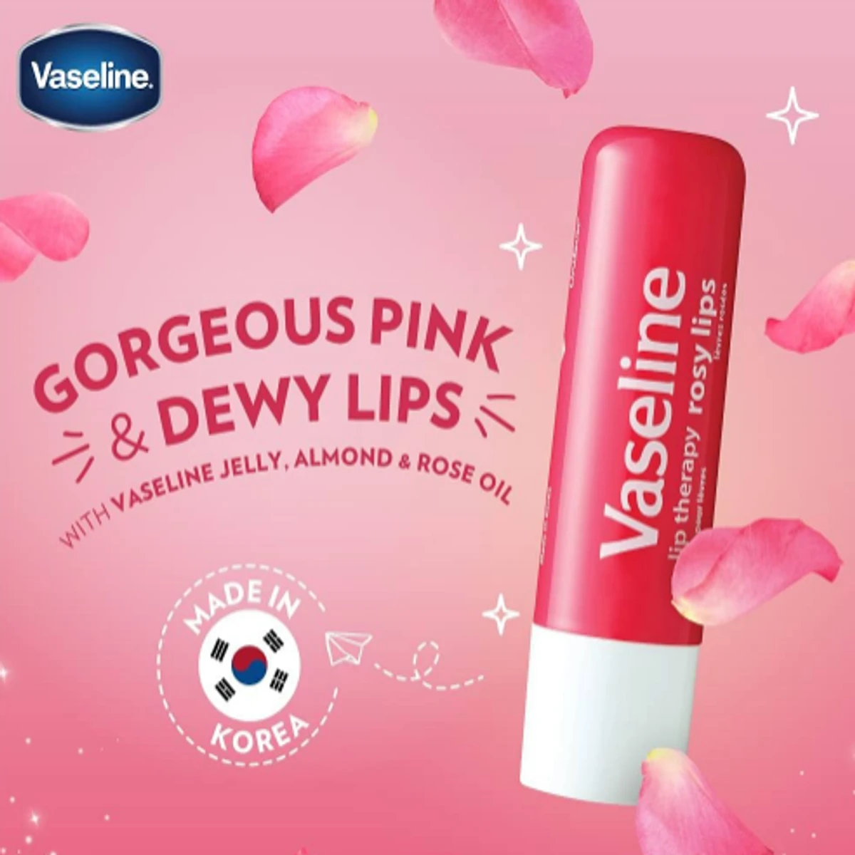 Vaseline Lip Therapy Stick Rosy Lips 4.8g - Image 4