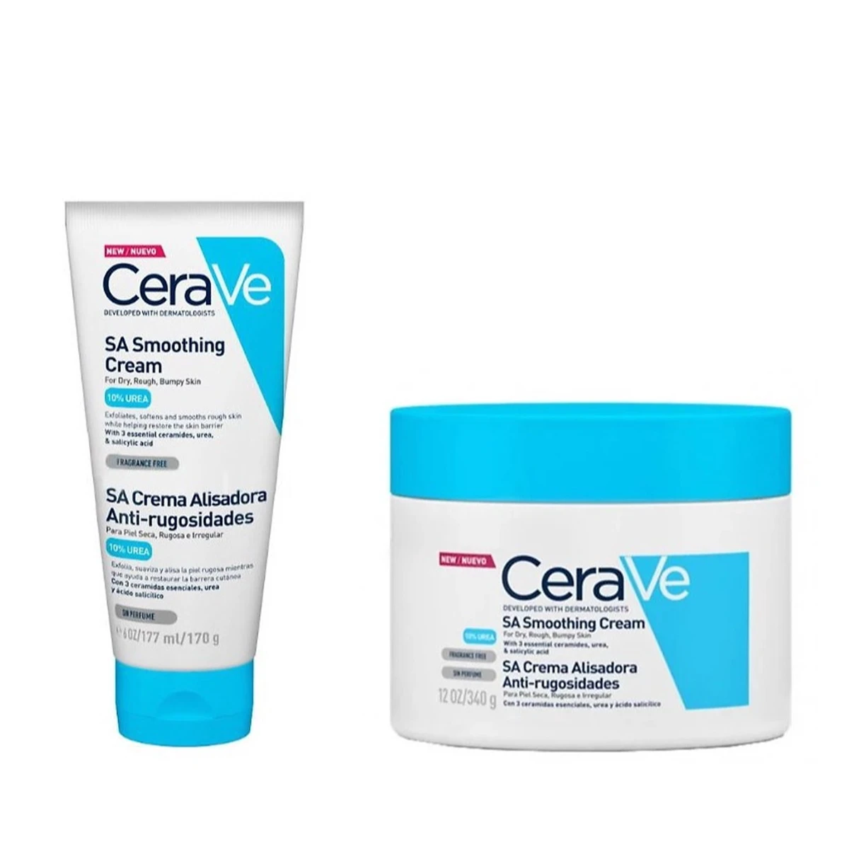 CeraVe SA Smoothing Cream For Dry Rough Bumpy Skin-(177ml) - Image 3