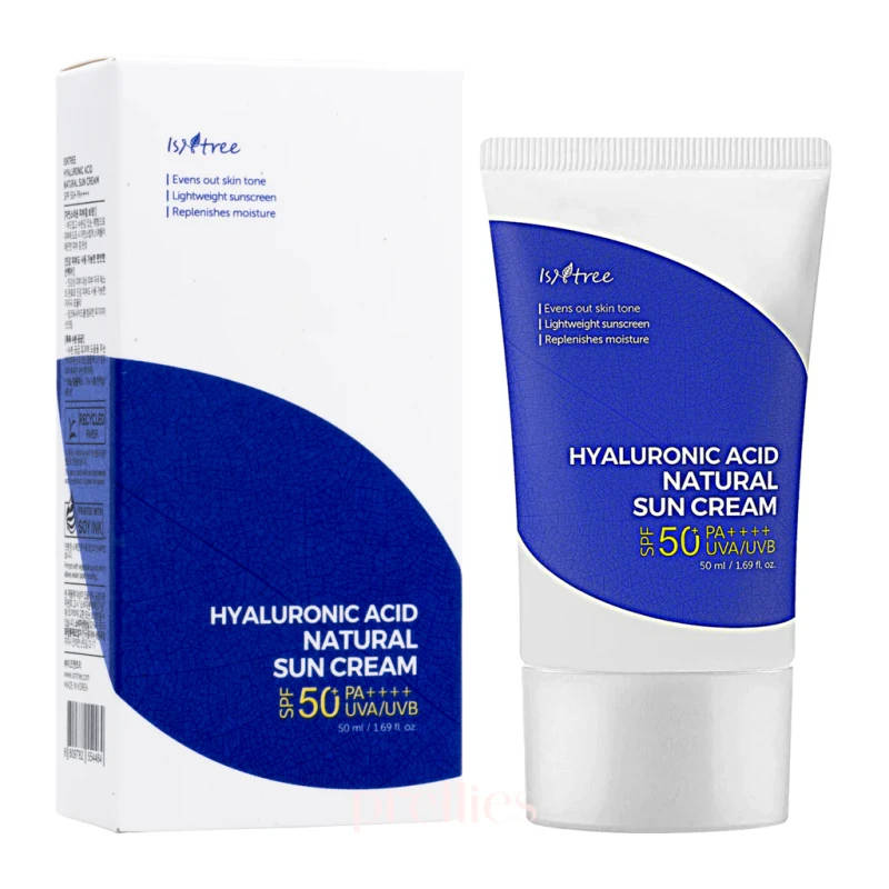 Isntree hyaluronic acid Natural Suncream SPF50 PA++++ - 50ml