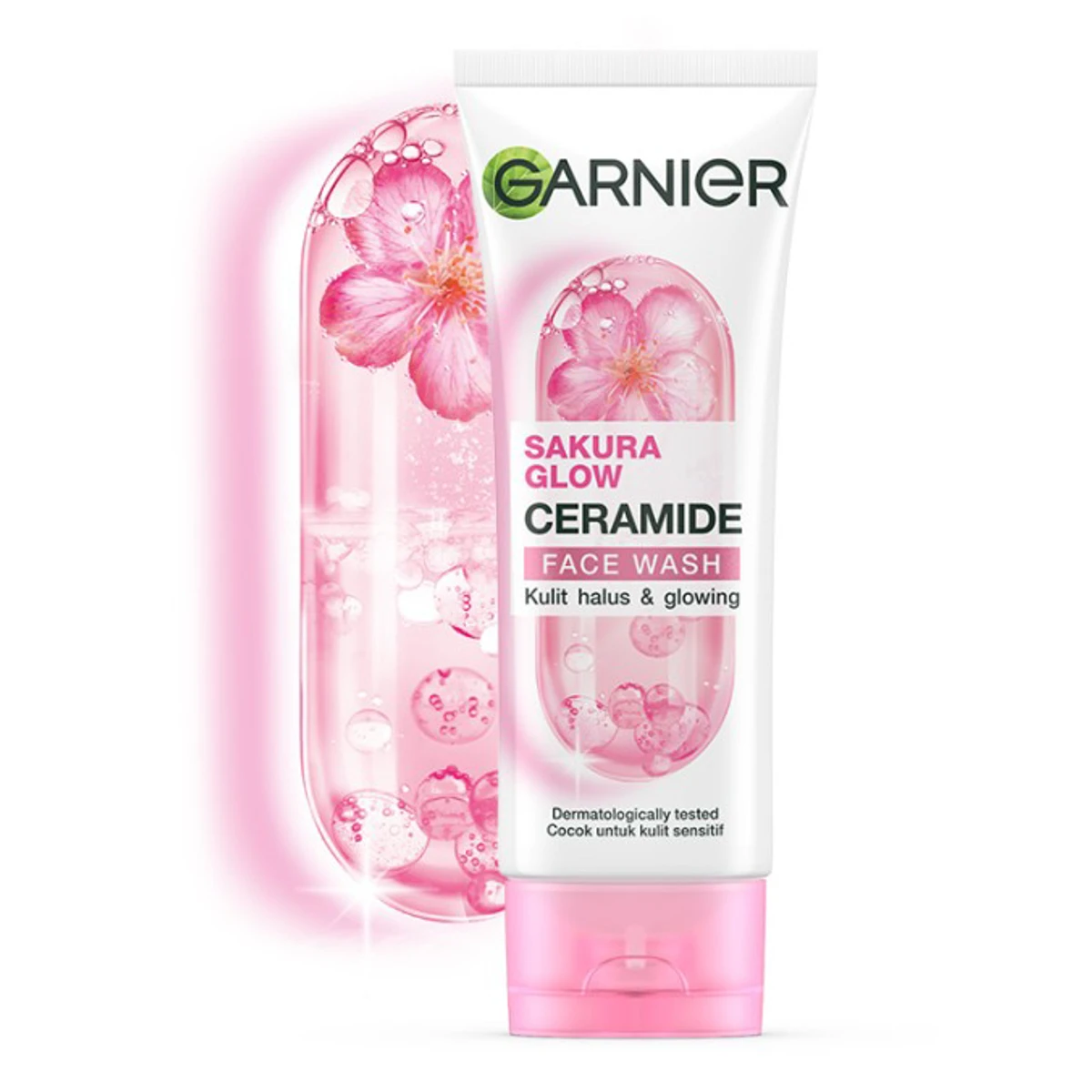 Garnier Sakura Glow Ceramide Face Wash 100ml