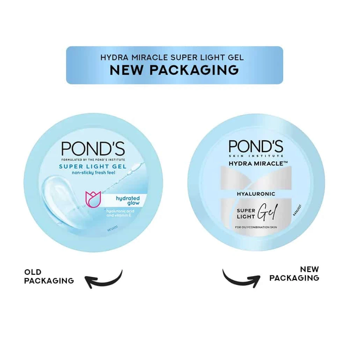 Pond’s Super Light Gel with Hyaluronic Acid + Vitamin E (200ml/100ml/50ml/25ml)