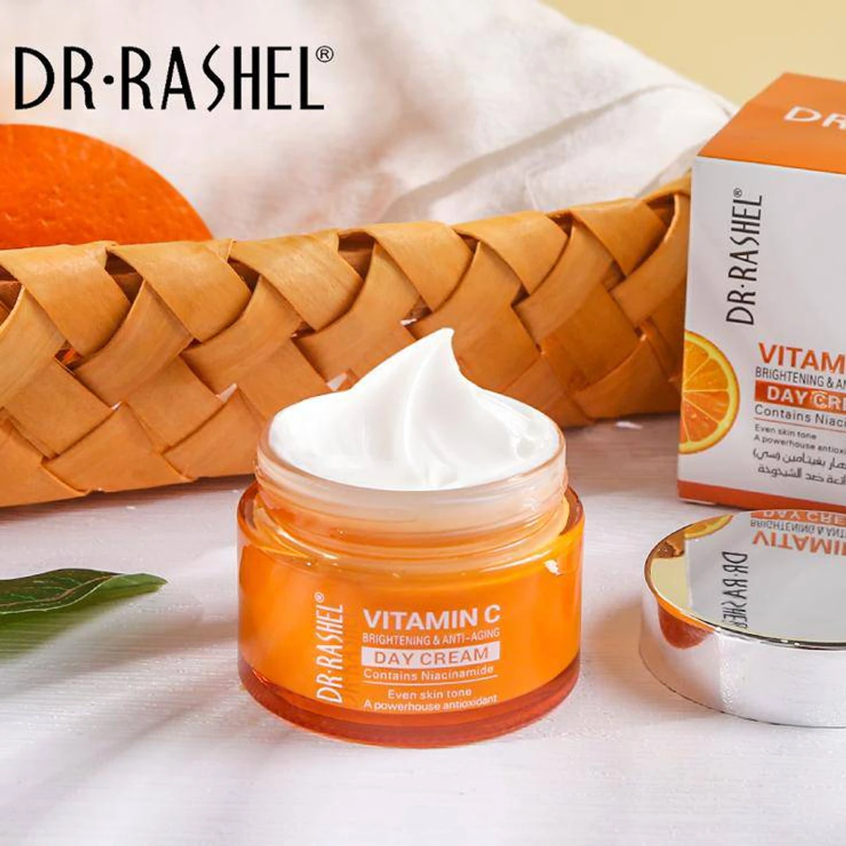 DR RASHEL Vitamin C Brightening & Anti-Aging (Day/Night) Cream 50gm - Image 4