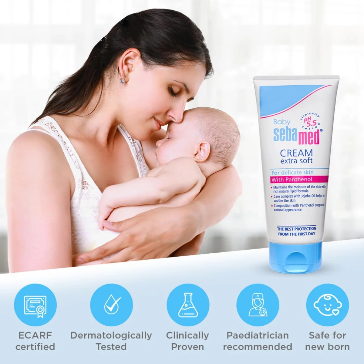 Sebamed Extra Soft Baby Cream with Panthenol (50ml)