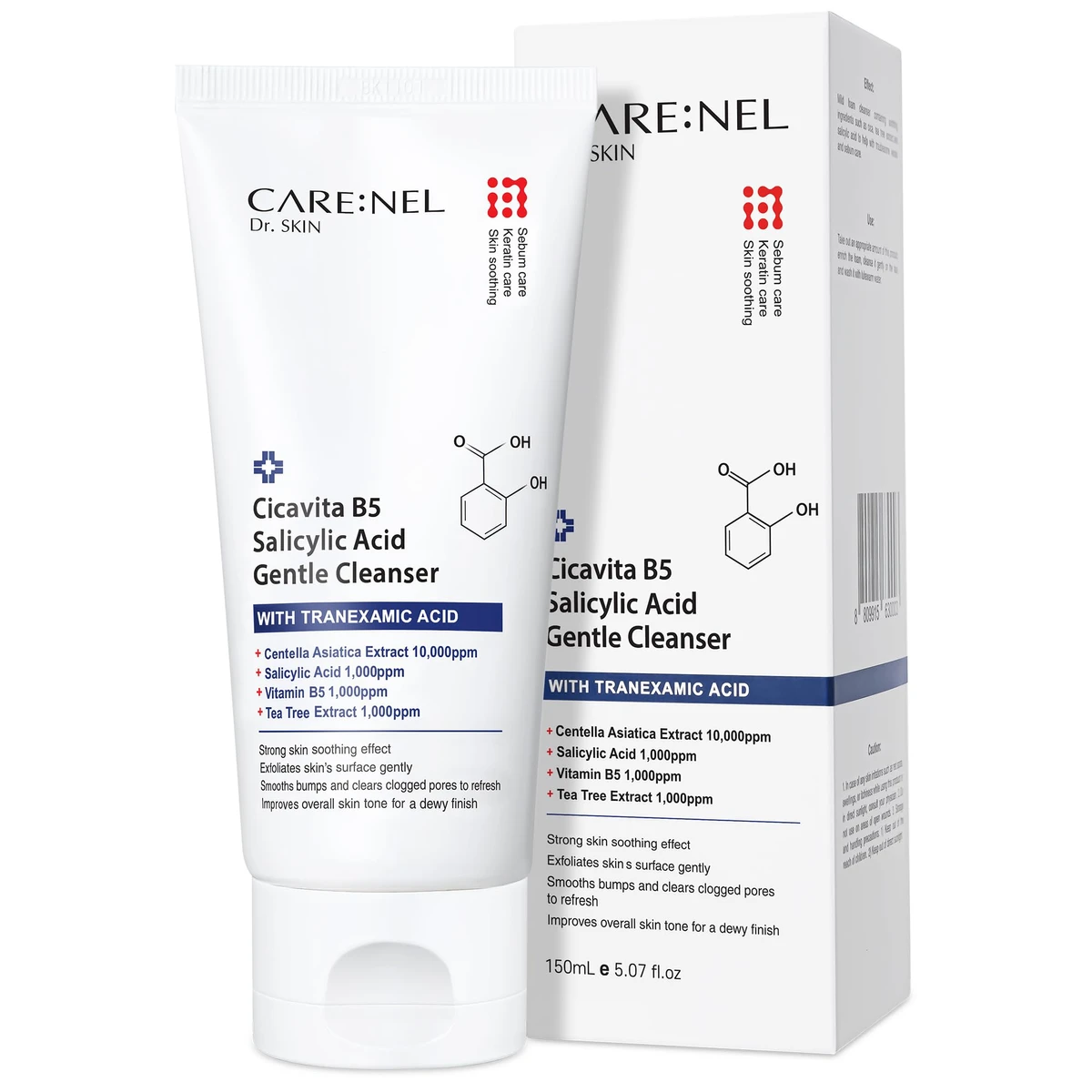 CARE:NEL Cicavita B5 Salicylic Acid Gentle Cleanser (150ml)