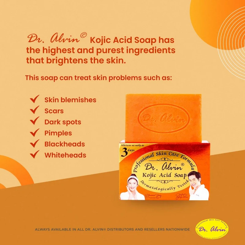 Dr.Alvin Kojic Acid Soap - 135g (Philippine) - Image 5