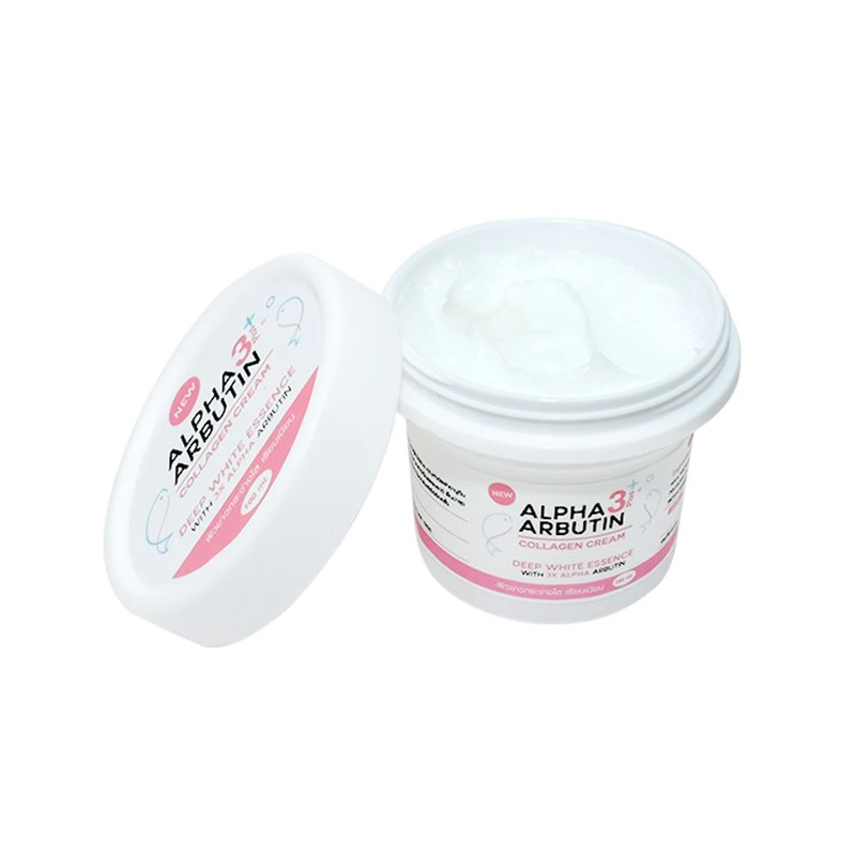 Alpha Arbutin 3 Plus Collagen Whitening Body Cream Thailand - (100ml) - Image 3