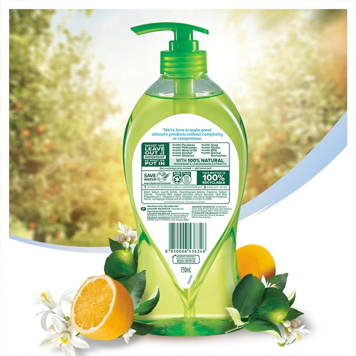 Palmolive Morning Tonic Shower Gel (750ml) - Image 3