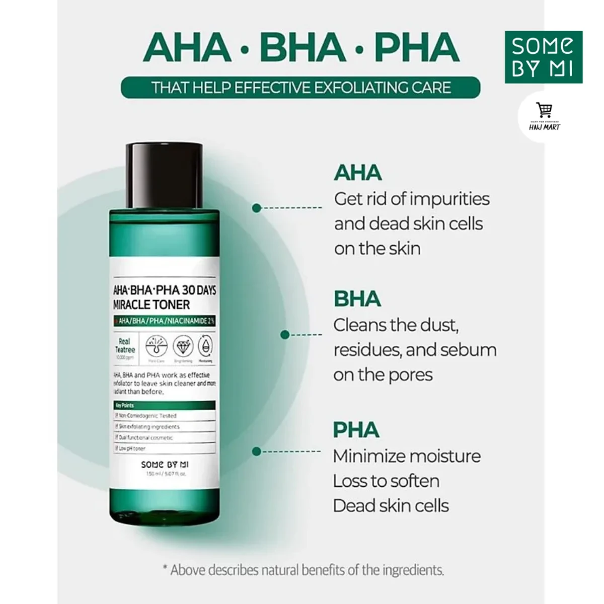 SOME BY MI AHA BHA PHA 30 Days Miracle Toner-(150ml /30ml) - Image 4