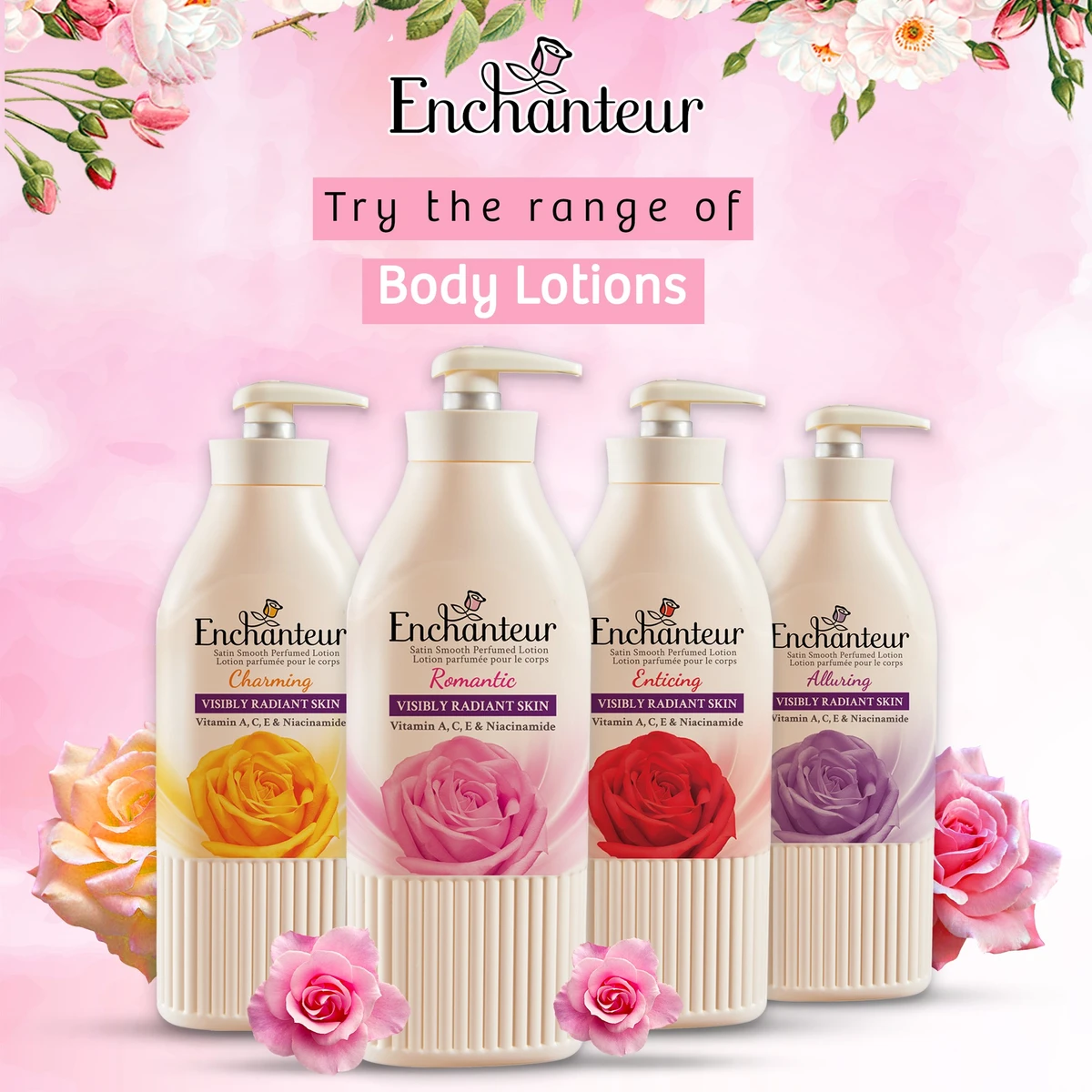 Enchanteur Alluring Perfumed Body Lotion (500ml)