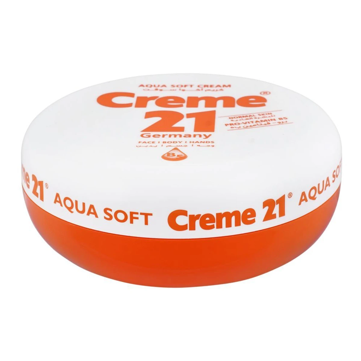 Creme 21–Aqua Soft Cream – Normal Skin – With Pro-Vitamin B5 (Germany) 150ml