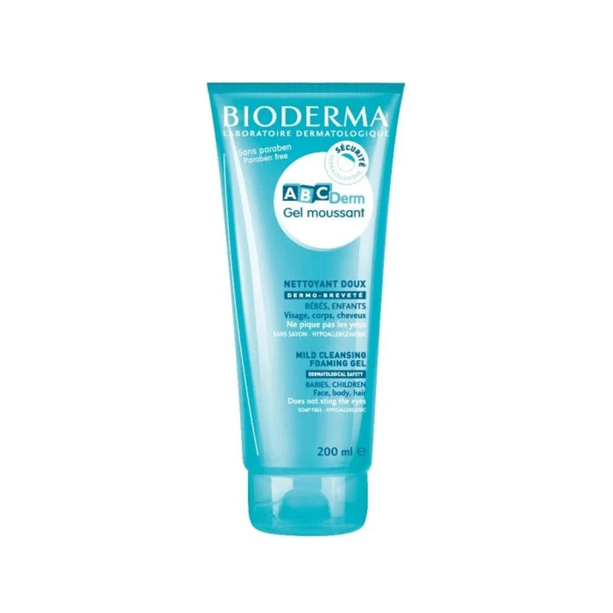 Bioderma ABCDerm Gel Moussant Mild Cleansing Foaming Body Gel (200ml)