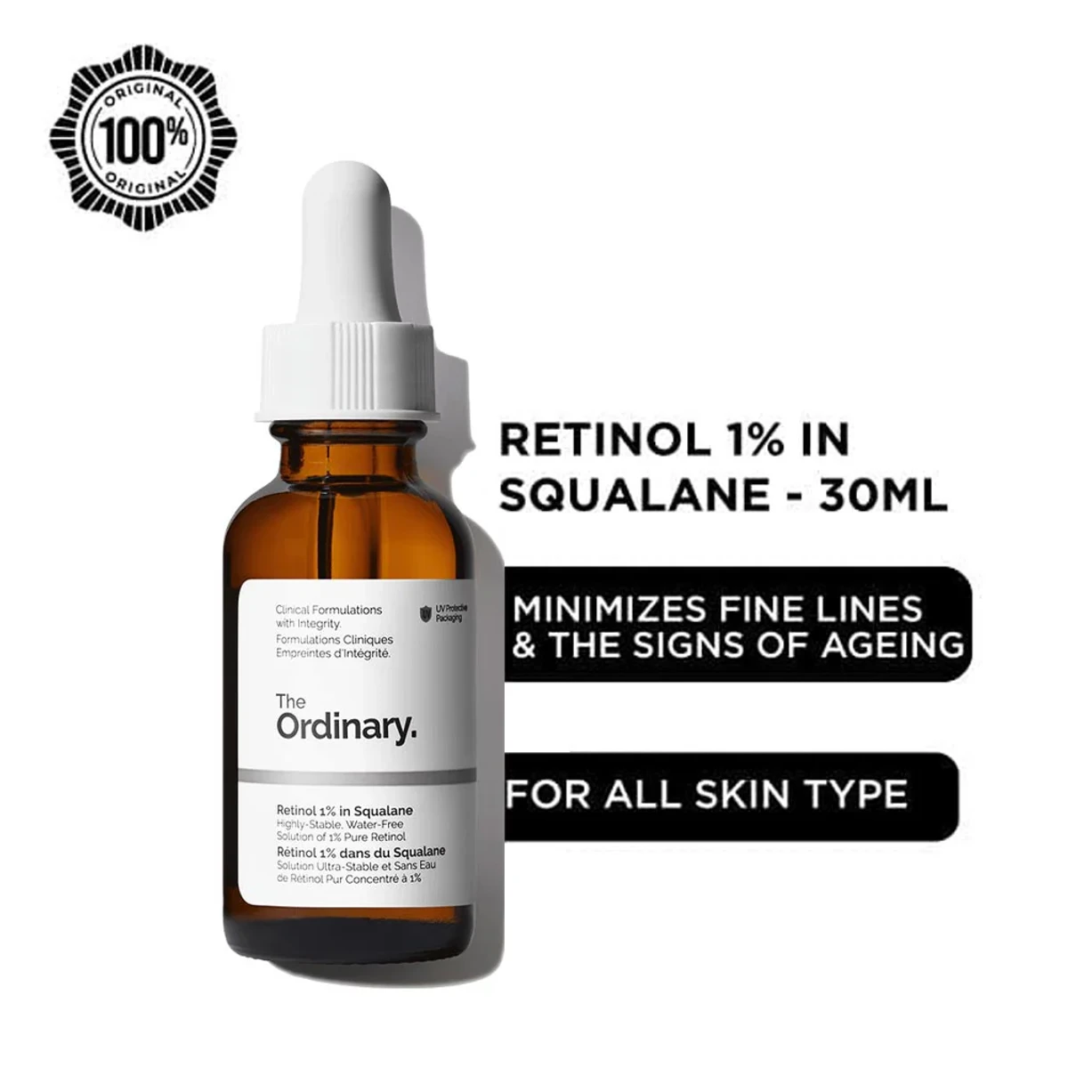 The Ordinary Retinol 1% In Squalano Serum (30ml) - Image 3