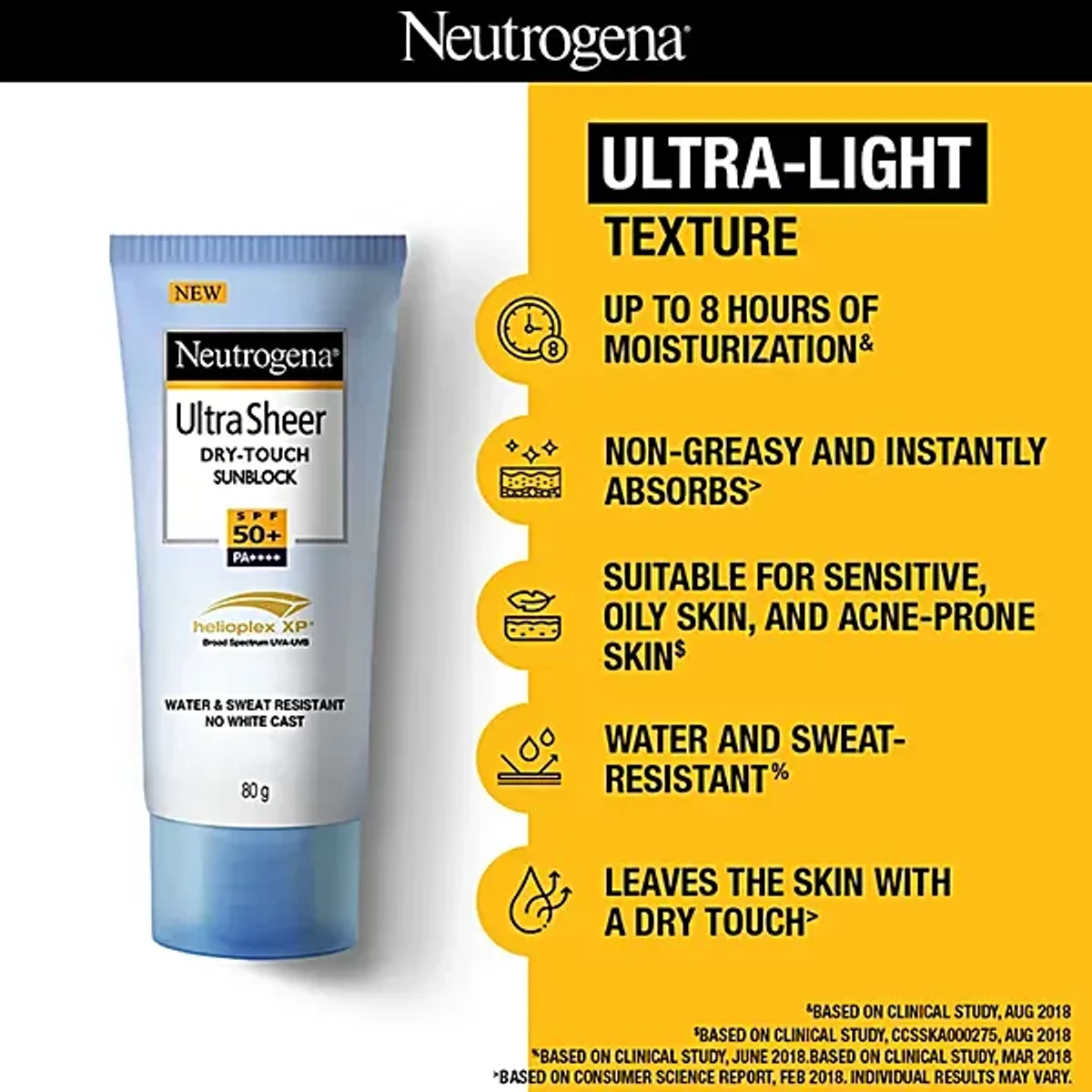 Neutrogena Ultra Sheer Dry-Touch Sunblock SPF50++ (88ml)